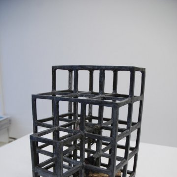 White structure with construction within #1